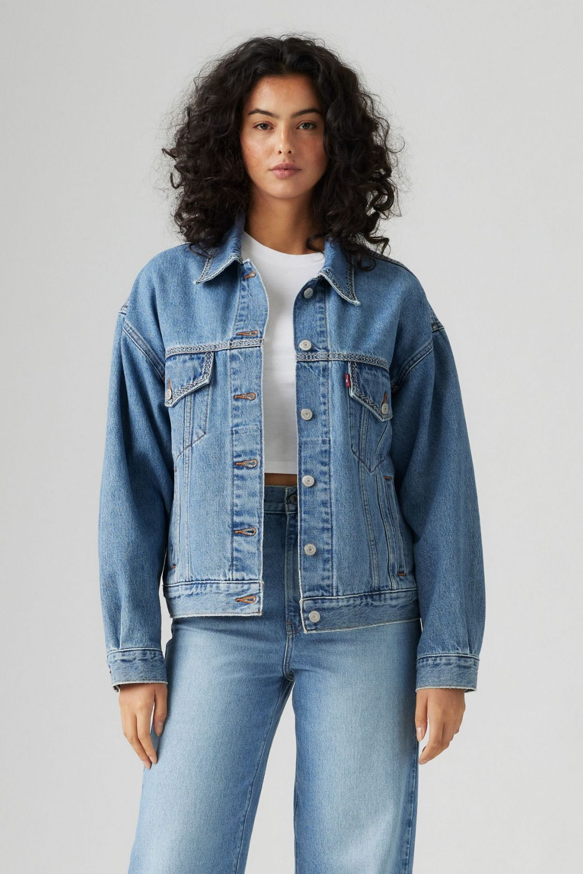 Levi's Oversized Jean Ceket Kadın - Günlük Minimalist Stil Main image