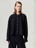 Nocturne Jacket with Ribbed Detail