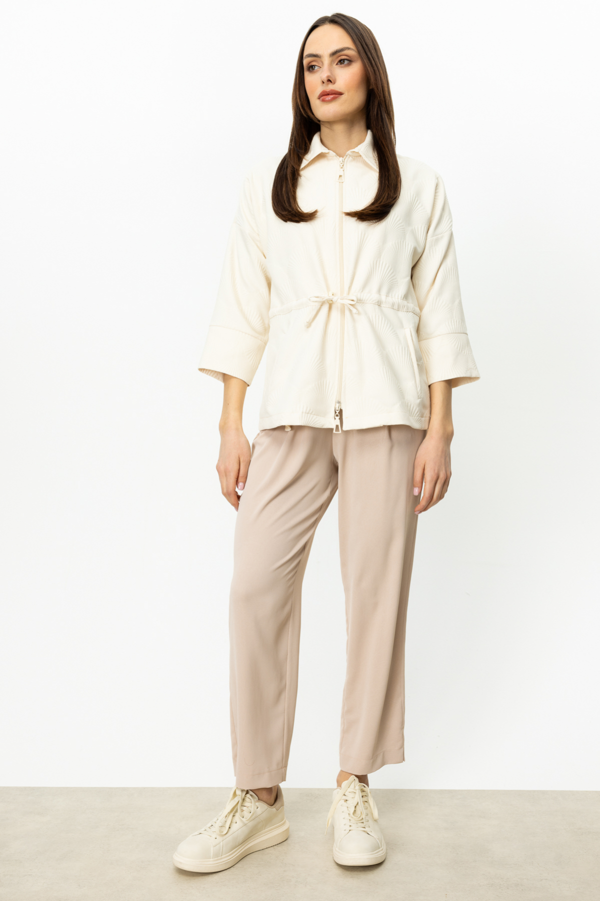 On Minimalist Oversize 3/4 Kol Kadın Ceket - Günlük & İş Ana görsel