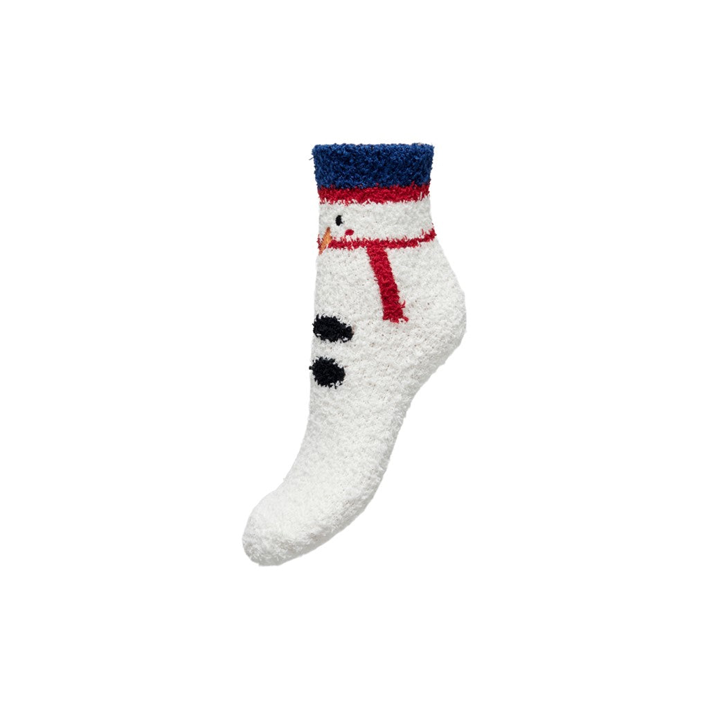 Only Peluş Noel Baba Desenli Kadın Çorabı - Sıcacık ve Rahat İkincil görsel