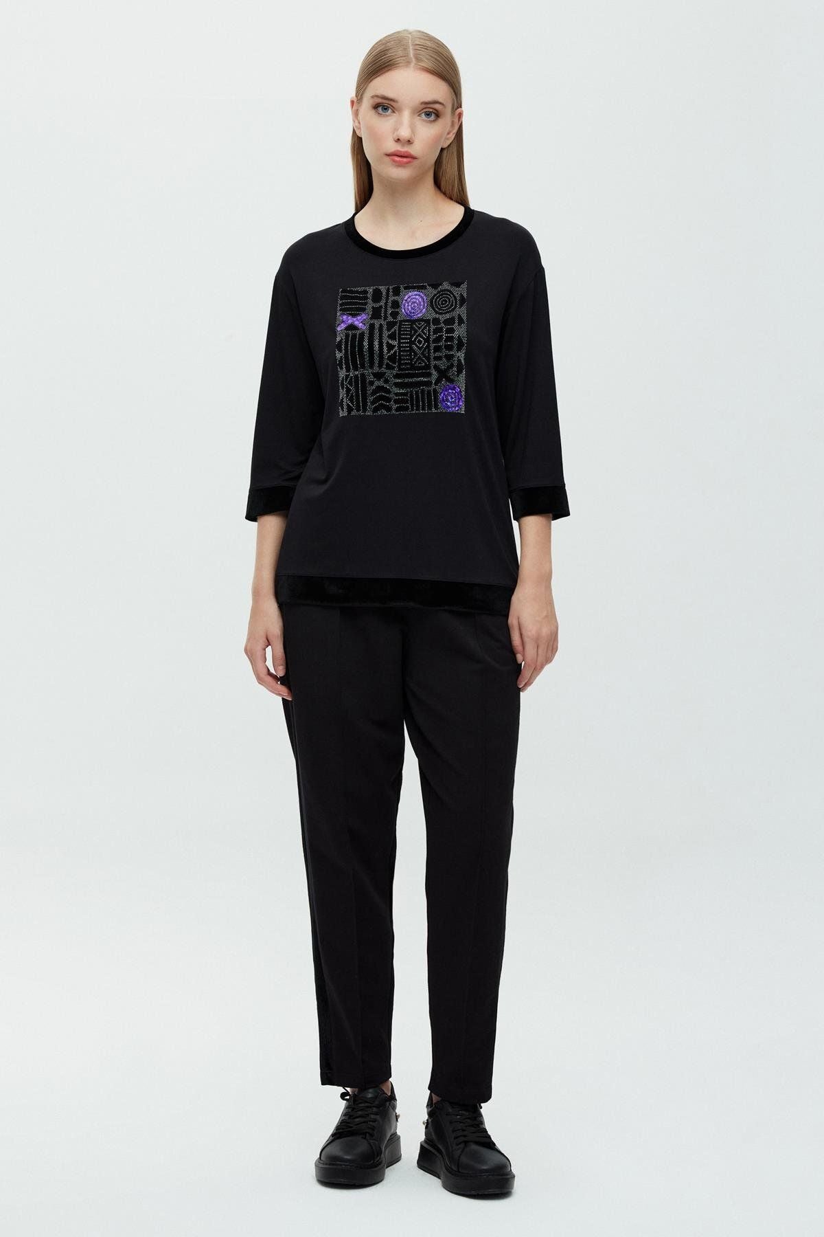 Daido Kadın Oversize Midi Pantolon - Minimalist Günlük Stil Secondary image