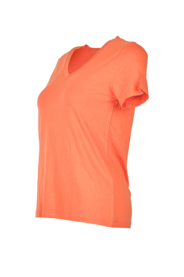 Daido Kadın V Yaka Kısa Kol Minimalist T-Shirt - Rahat ve Şık