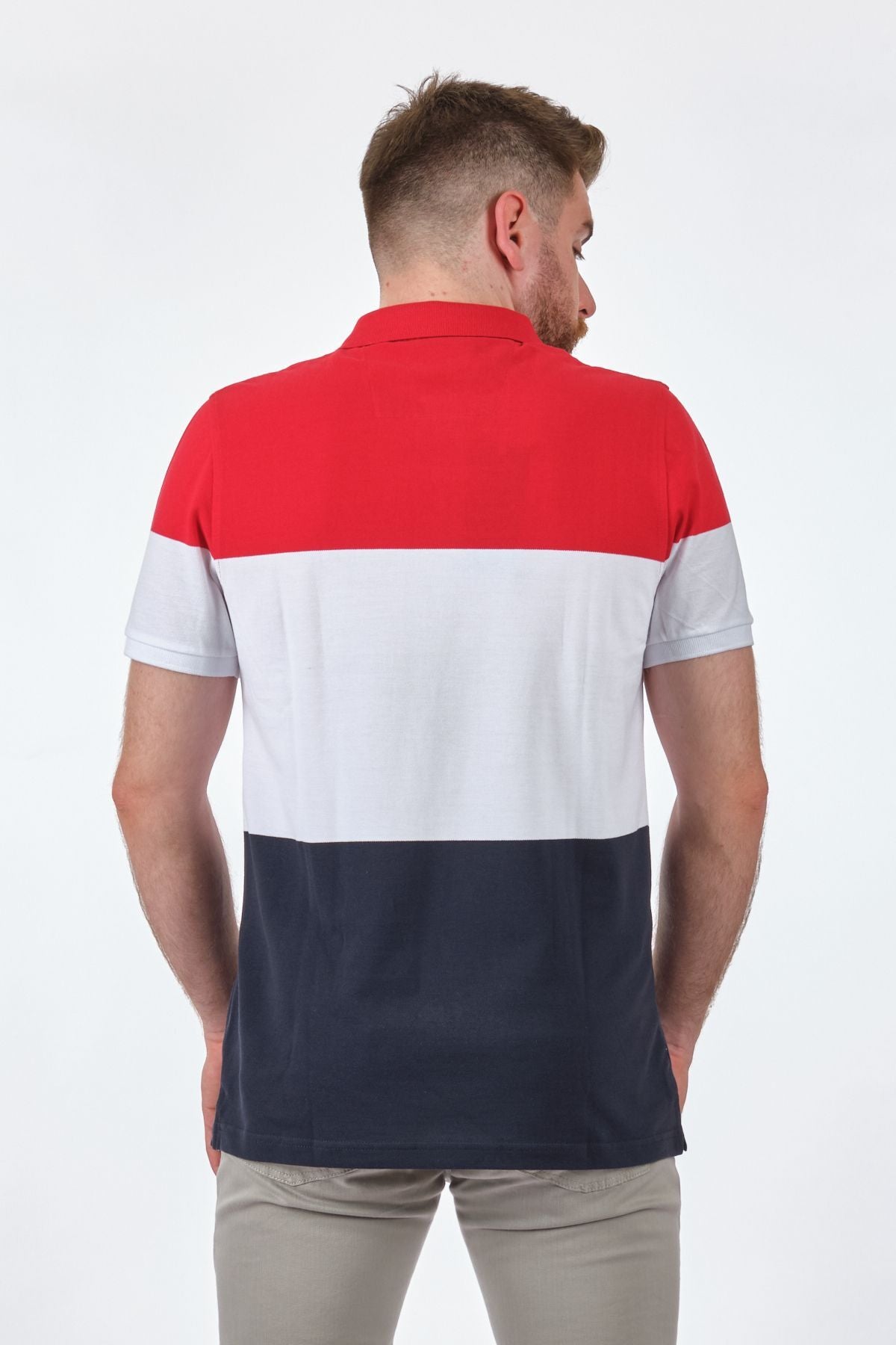 Desen Erkek Minimalist Polo Yaka Kısa Kol T-Shirt - Günlük Şıklık
