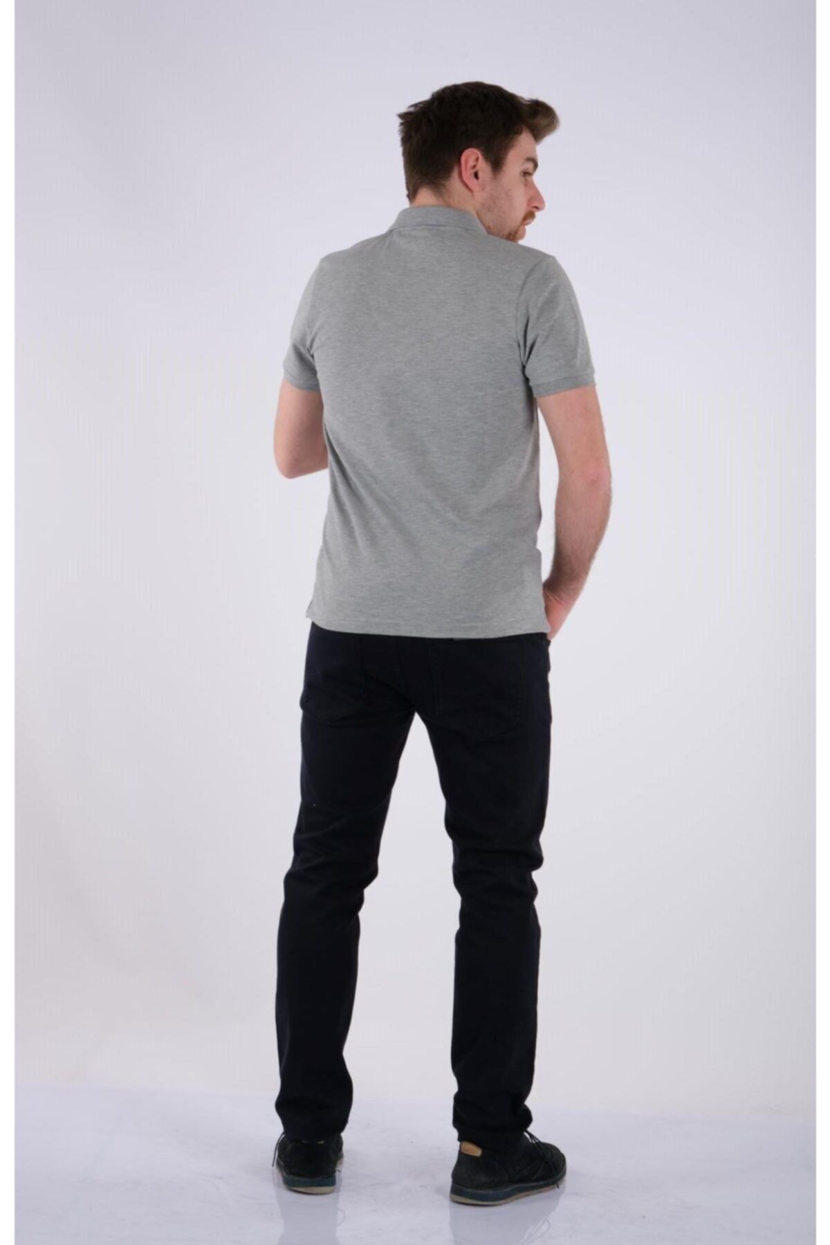 Desen Erkek Minimalist Polo Yaka Kısa Kol T-Shirt - Rahat ve Şık Secondary image