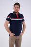 Desen Erkek Polo Yaka Kısa Kol Minimalist T-Shirt - Günlük Stil