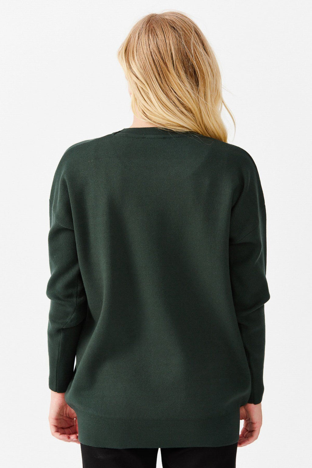 Desen Kadın Oversize Uzun Kol Minimalist Bluz - Rahat ve Şık