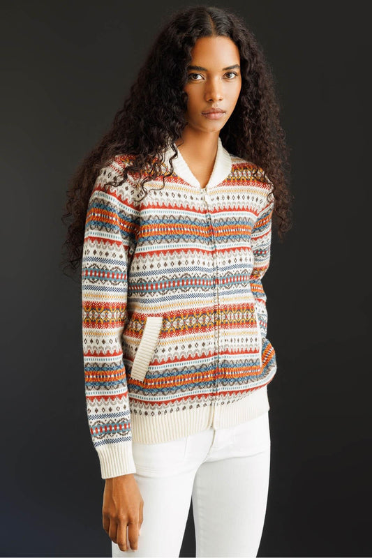 Patterned Women's Jacket 25KDSN25102