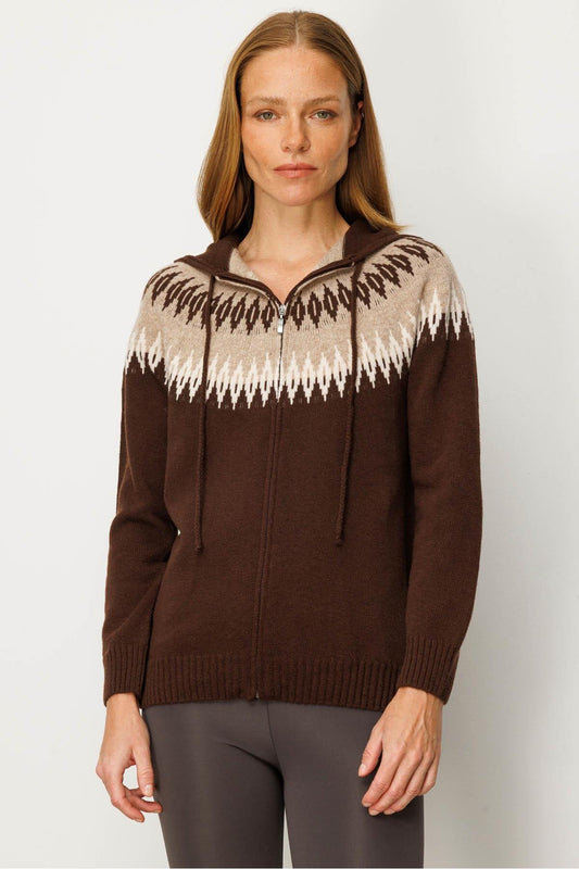 Patterned Women's Jacket 25KDSN25230