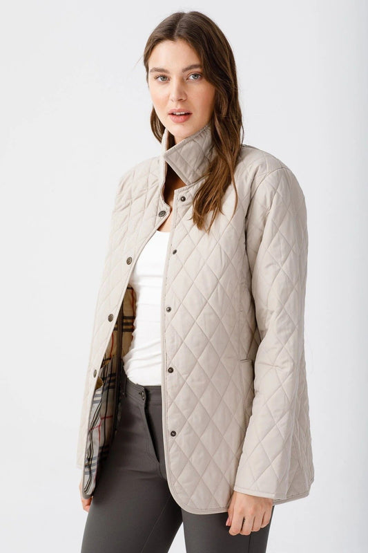 Patterned Women's Jacket DSN24K21433