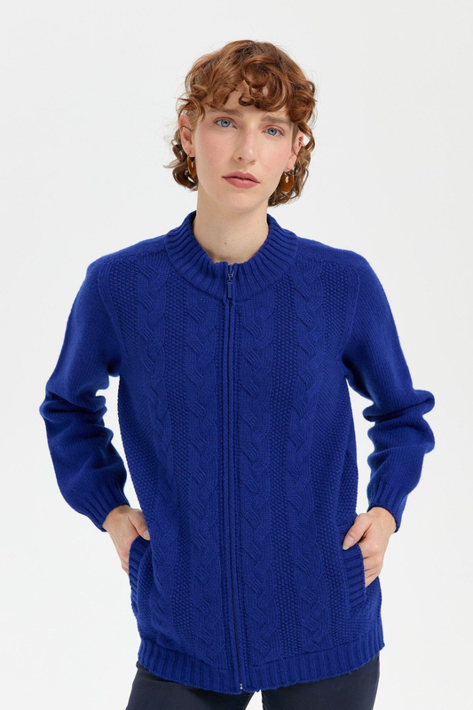 Patterned Women's Jacket DSN24K24268