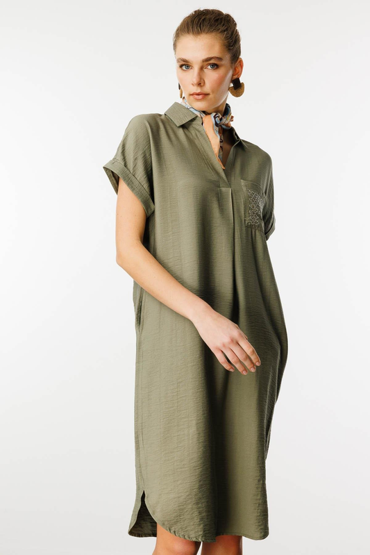 Patterned Women's Dress DSN25819 