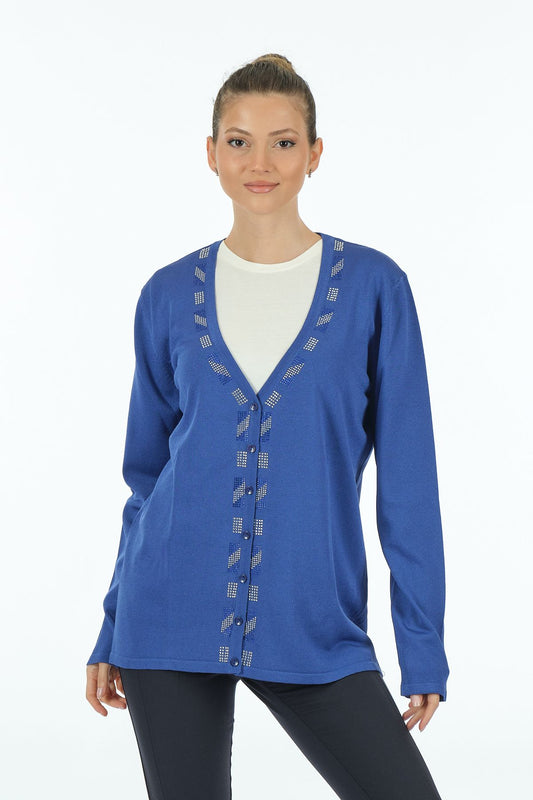 Patterned Women's Cardigan 211121356