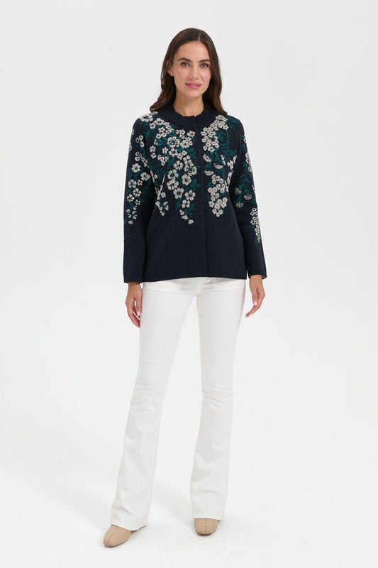 Patterned Women's Coat 25KDSN24019