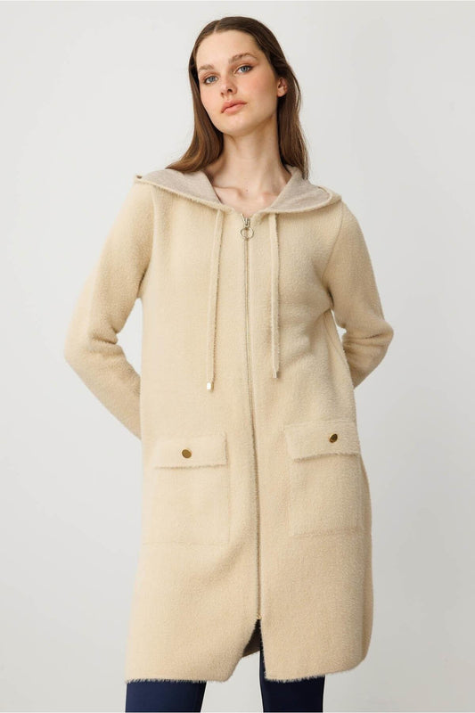 Patterned Women's Coat 25KDSN25011