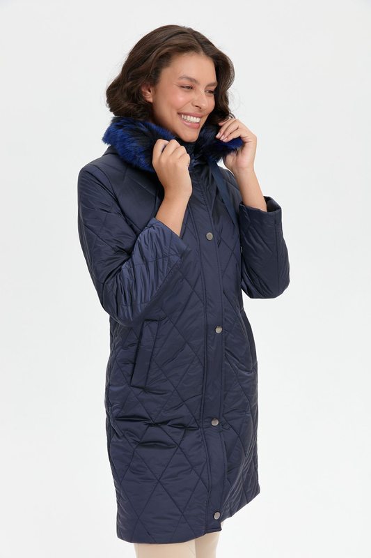 Patterned Women's Coat DSN24K24410