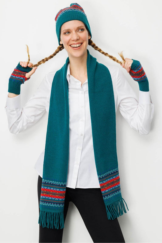 Patterned Women's Scarf 25KDSN25075