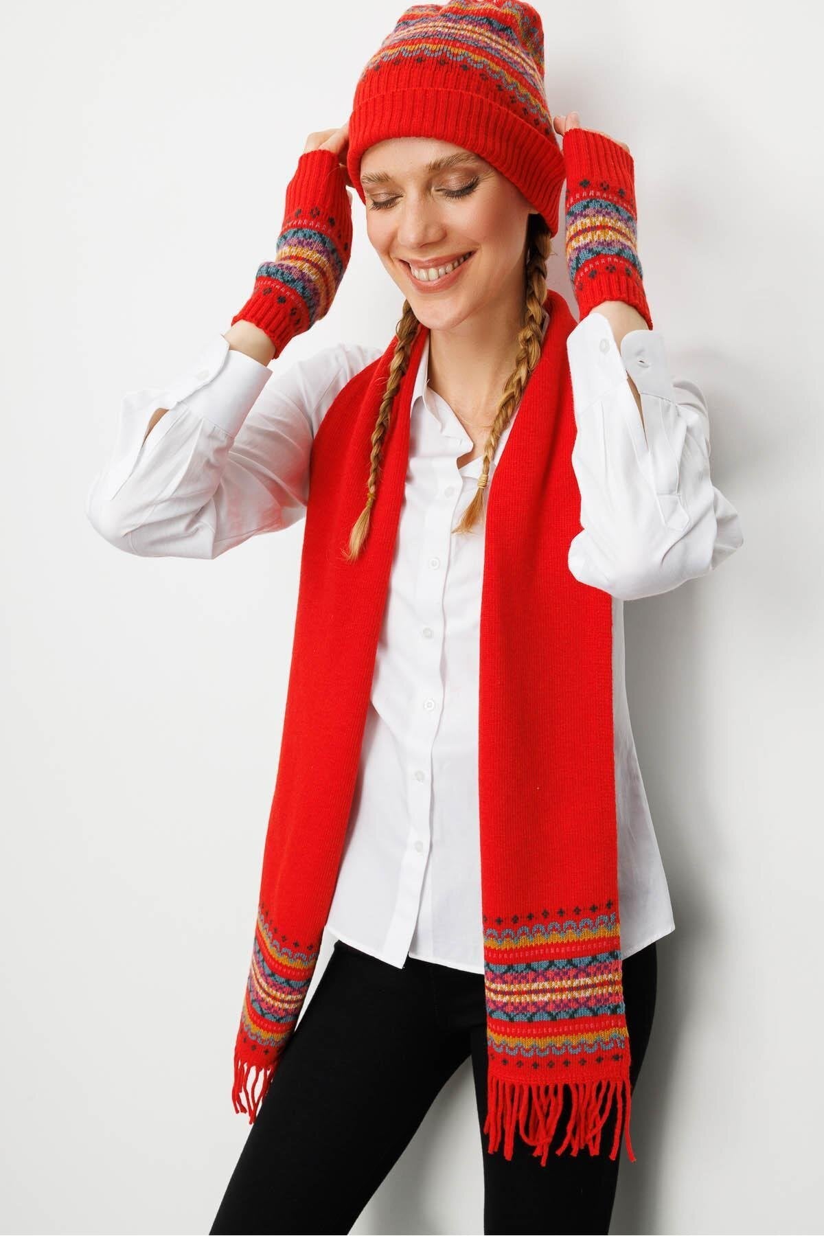 Desen Kadın Kaşkol 25KDSN25075 Main image