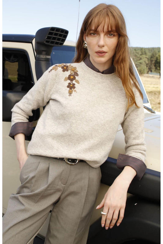 Patterned Women's Sweater 25KDSN25204