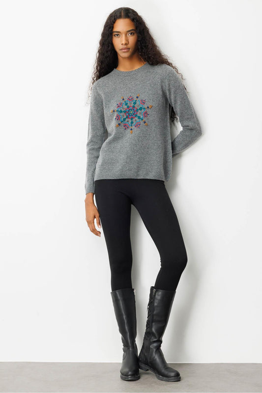 Pattern Women's Sweater 25KDSN25212