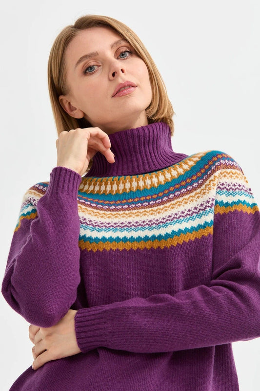 Patterned Women's Sweater DSN24K22087