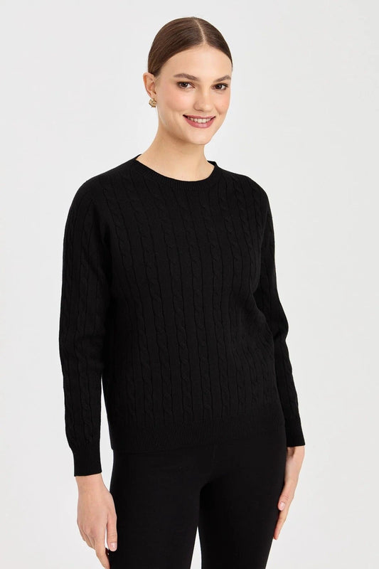 Patterned Women's Sweater DSN24K23329