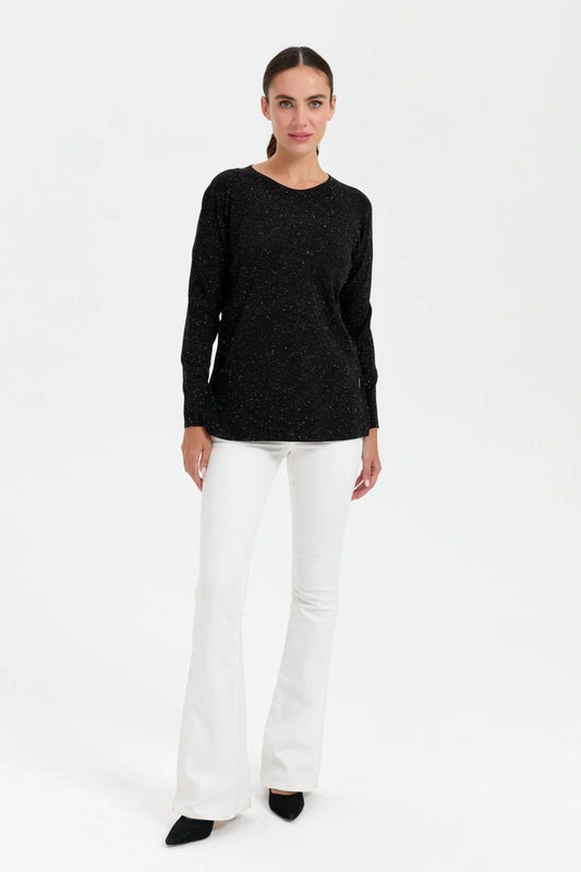 Patterned Women's Sweater DSN24K23390