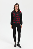 Patterned Women's Sweater DSN24K24037
