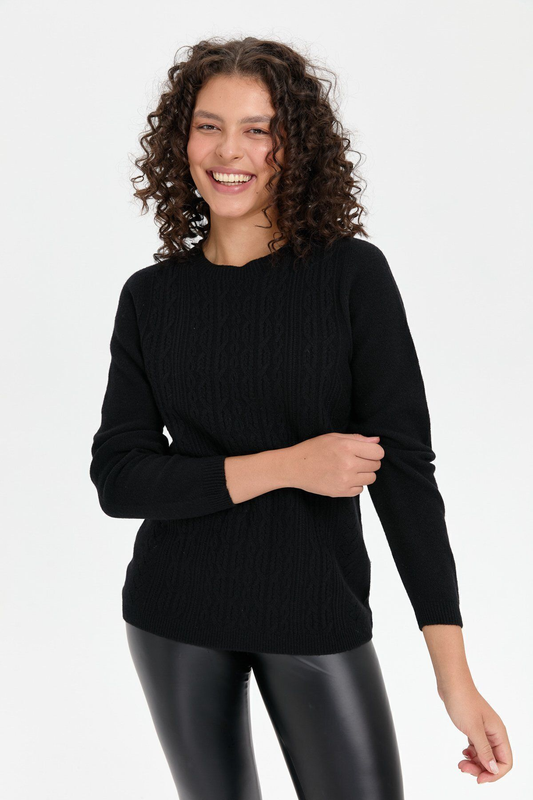 Patterned Women's Sweater DSN24K24222