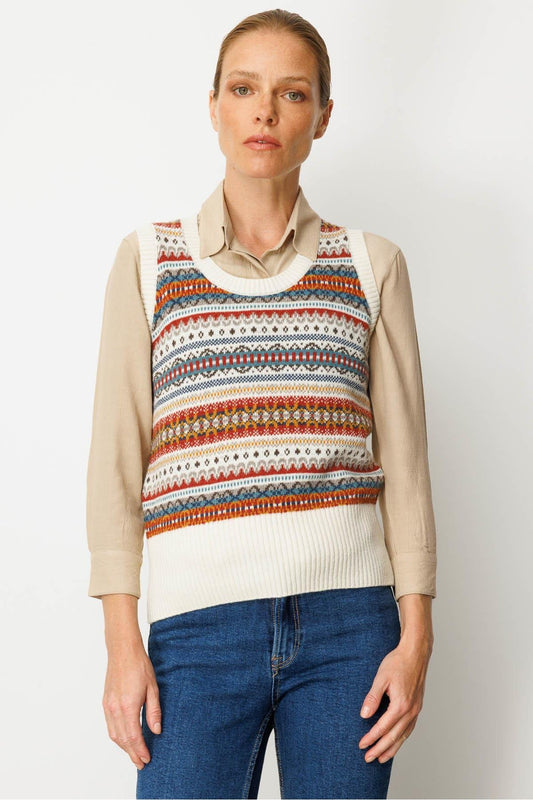 Patterned Women's Sweater 25KDSN25099