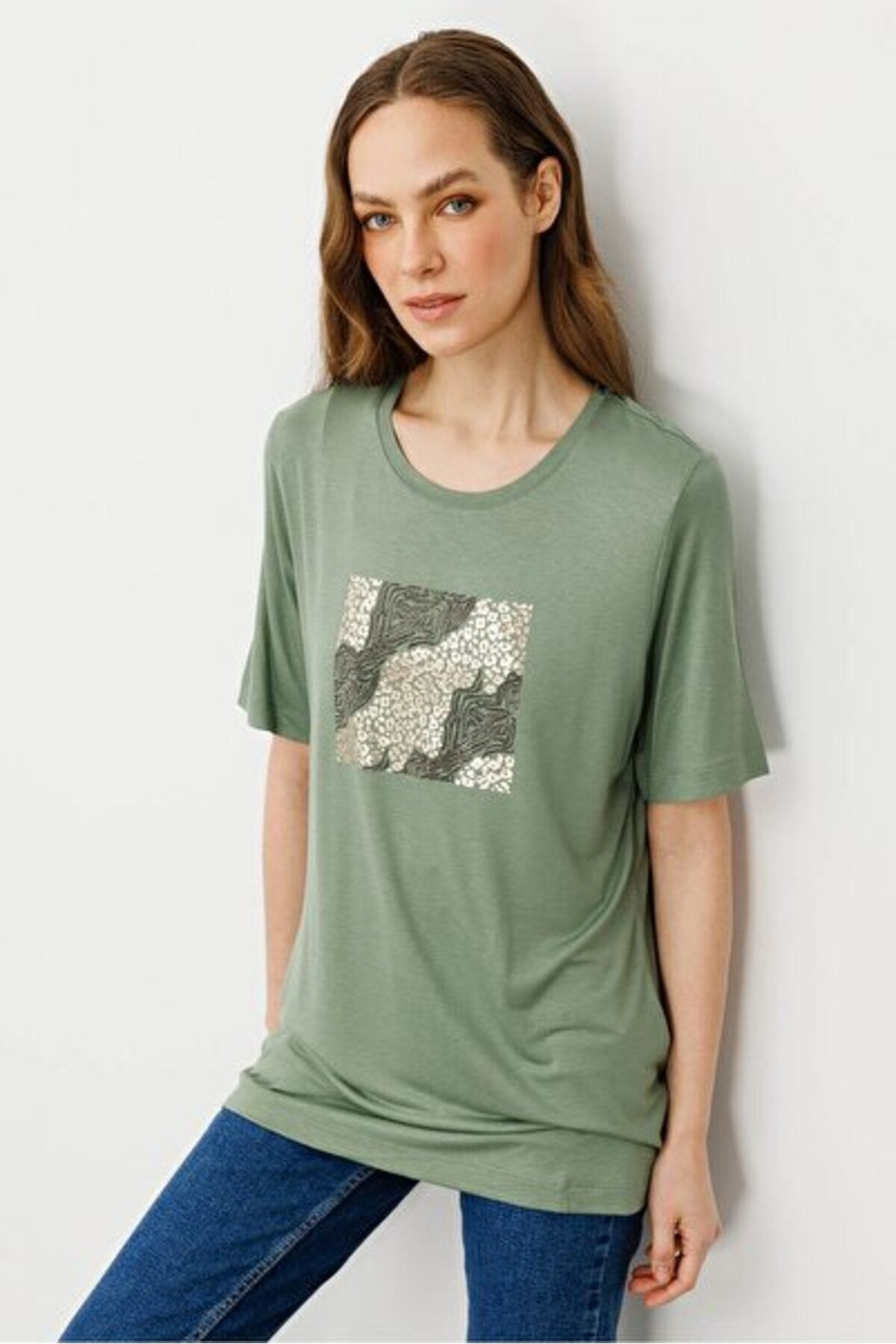 Desen Kadın T-Shirt 26YDSN25834 Main image