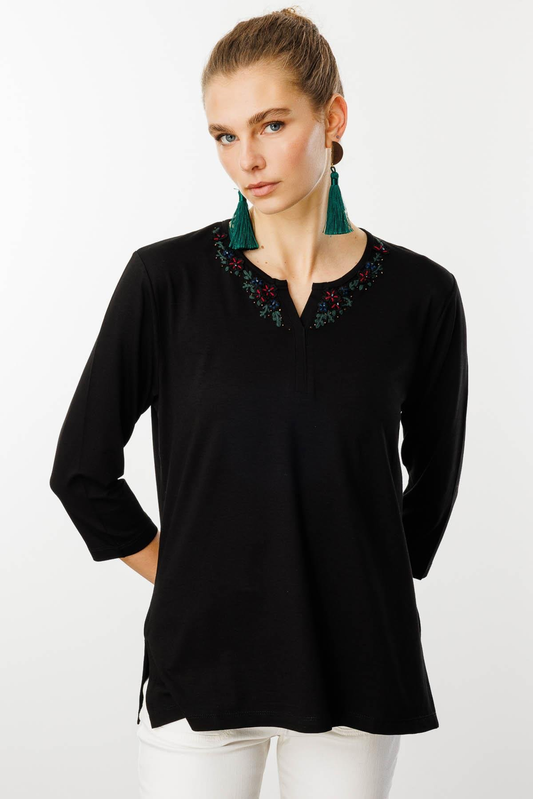 Patterned Women's T-Shirt DSN24752 