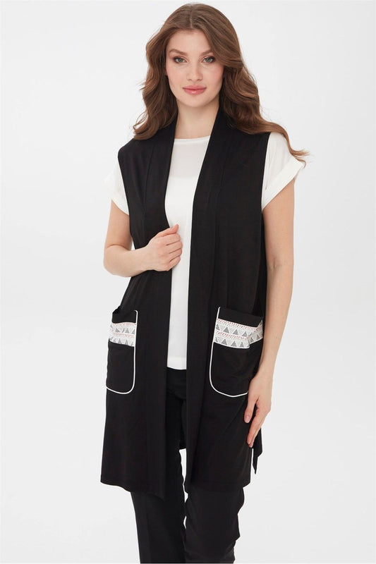 Patterned Women's Vest 22122700