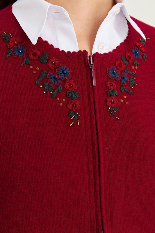 Patterned Women's Vest DSN24K23000