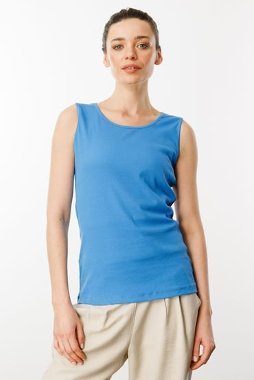 Desen Minimalist Kolsuz Yuvarlak Yaka Kadın T-Shirt - Günlük Stil Secondary image