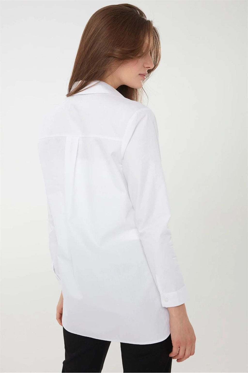 Desen Oversize Kadın Gömlek - Minimalist & Şık Günlük Gömlek