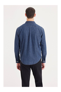 Dockers Minimalist Erkek Denim Gömlek - Uzun Kol Günlük
