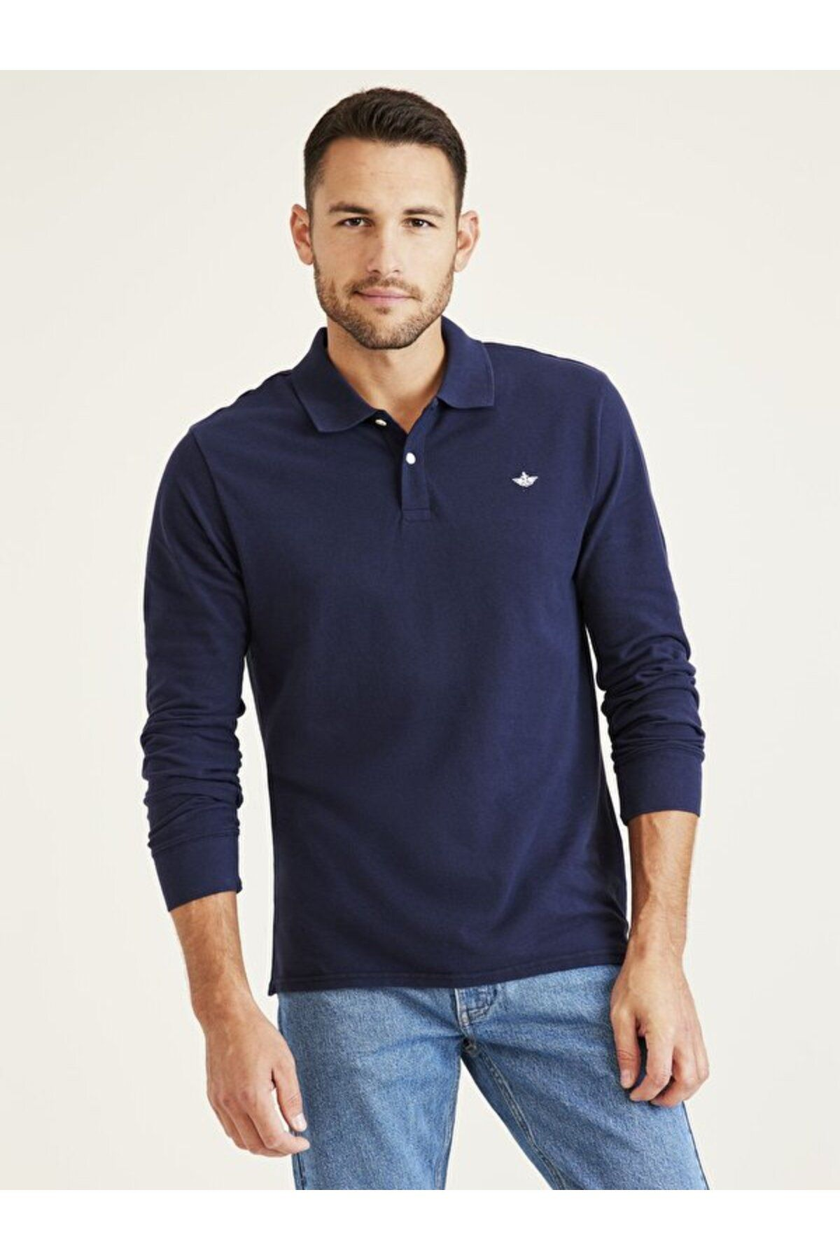 Dockers Erkek Uzun Kol Polo Yaka Gömlek - Minimalist ve Şık Main image