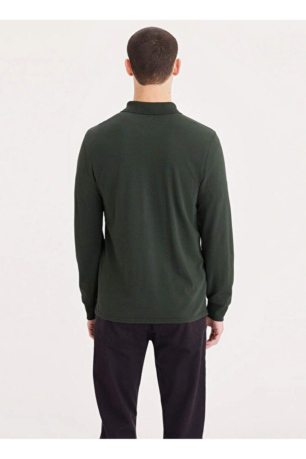 Dockers Erkek Uzun Kol Polo Yaka Minimalist Gömlek - Regular Fit