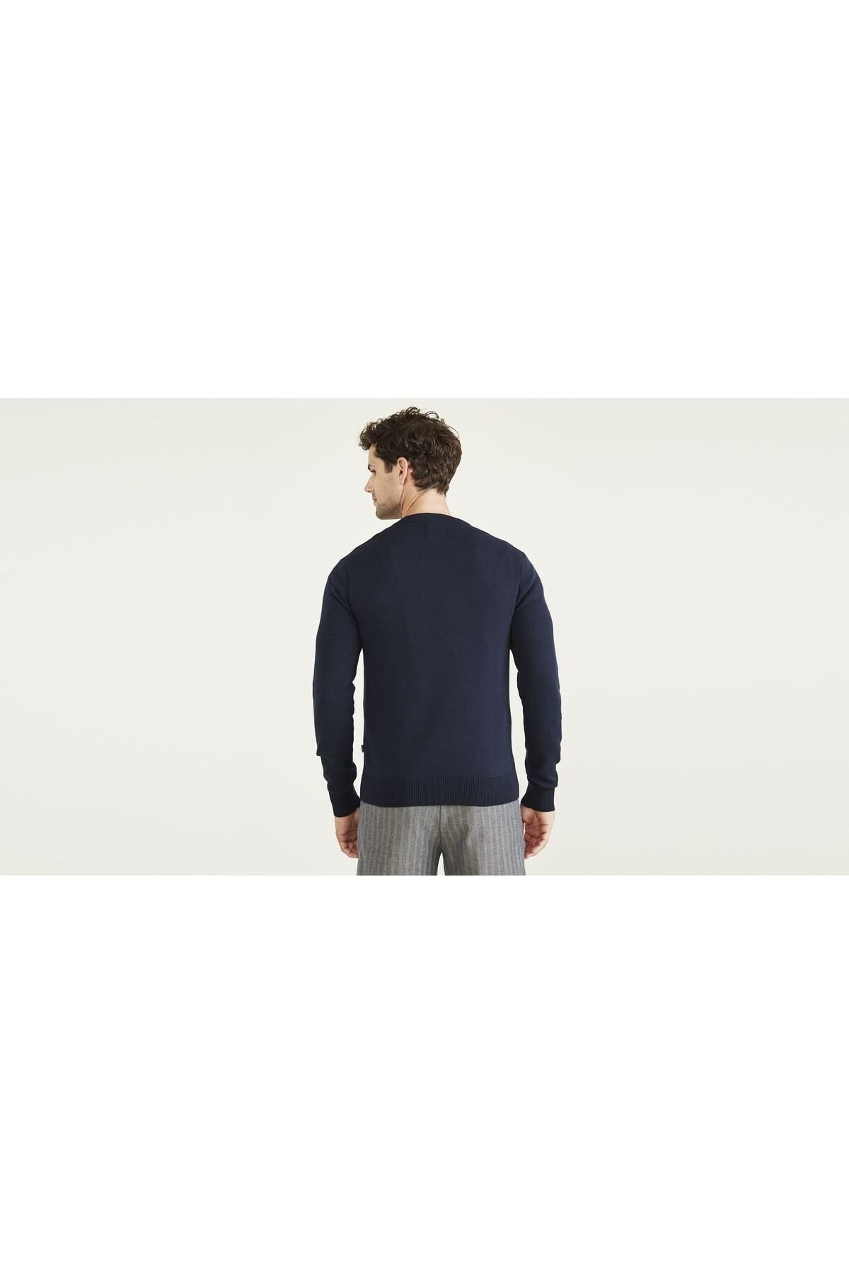 Dockers Erkek Minimalist Sweatshirt - Uzun Kol Regular Fit Günlük