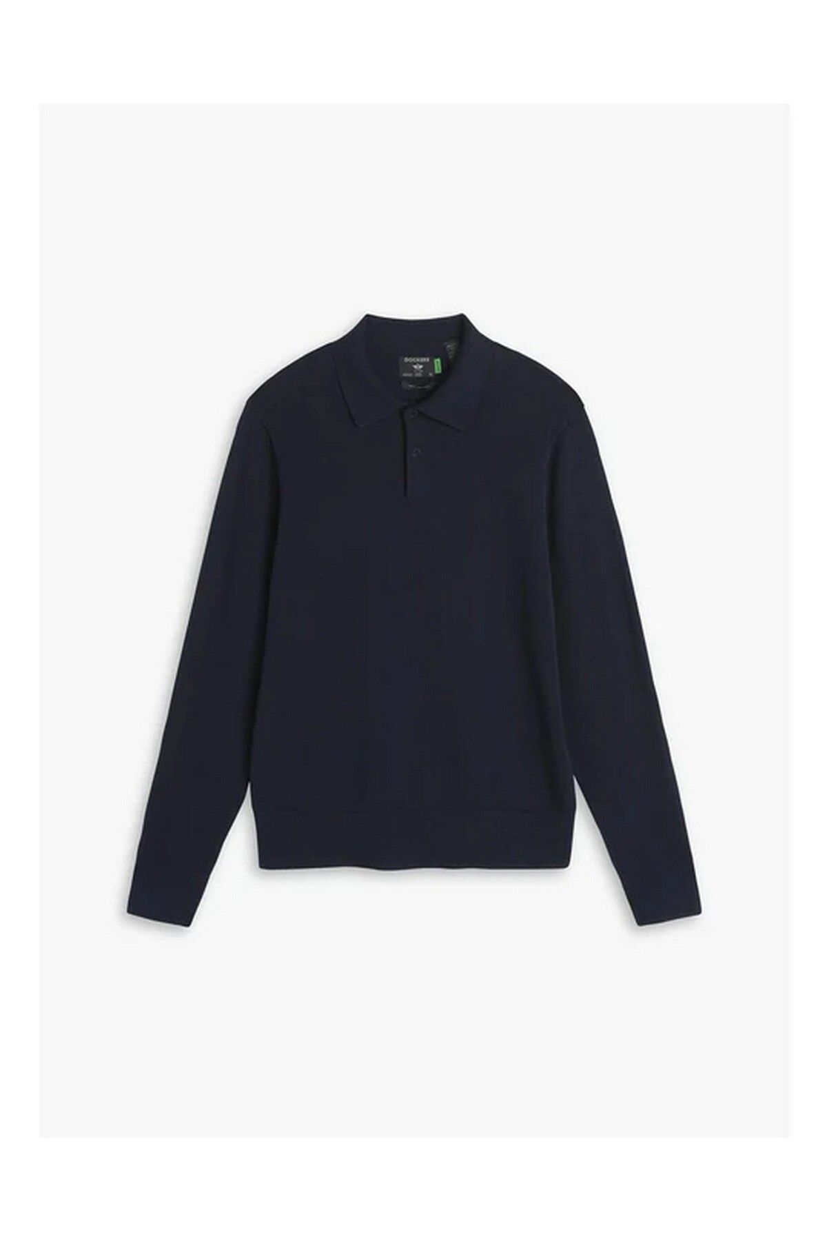Dockers Erkek Polo Yaka Uzun Kol Sweatshirt - Minimalist Tasarım Main image
