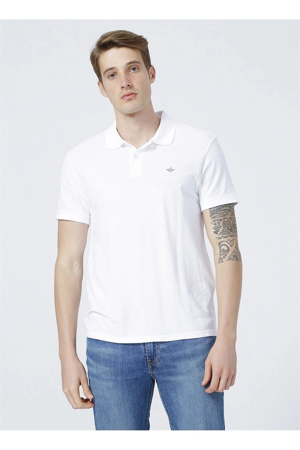 Dockers Erkek Minimalist Polo Yaka Kısa Kol T-Shirt - Günlük Kullanım