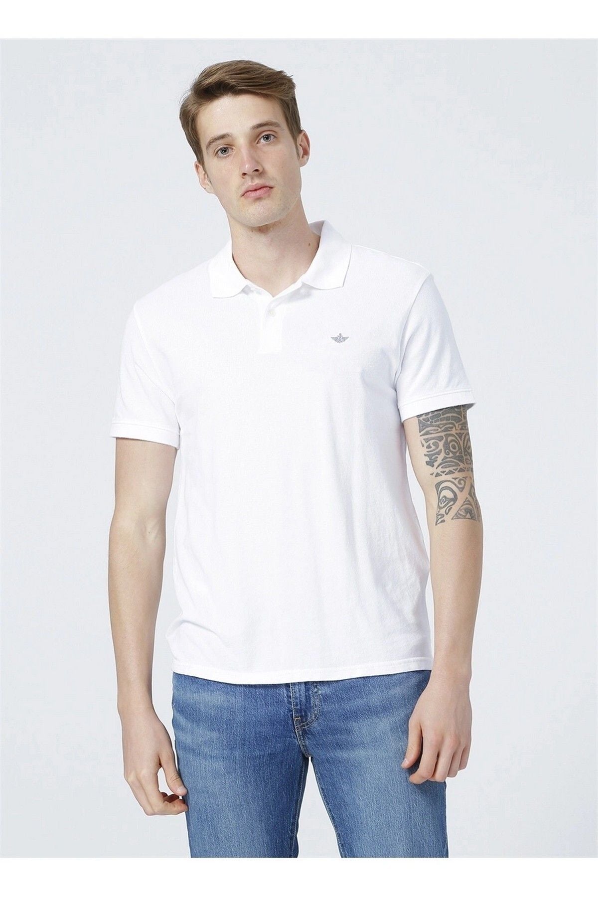 Dockers Erkek Minimalist Polo Yaka Kısa Kol T-Shirt - Günlük Kullanım