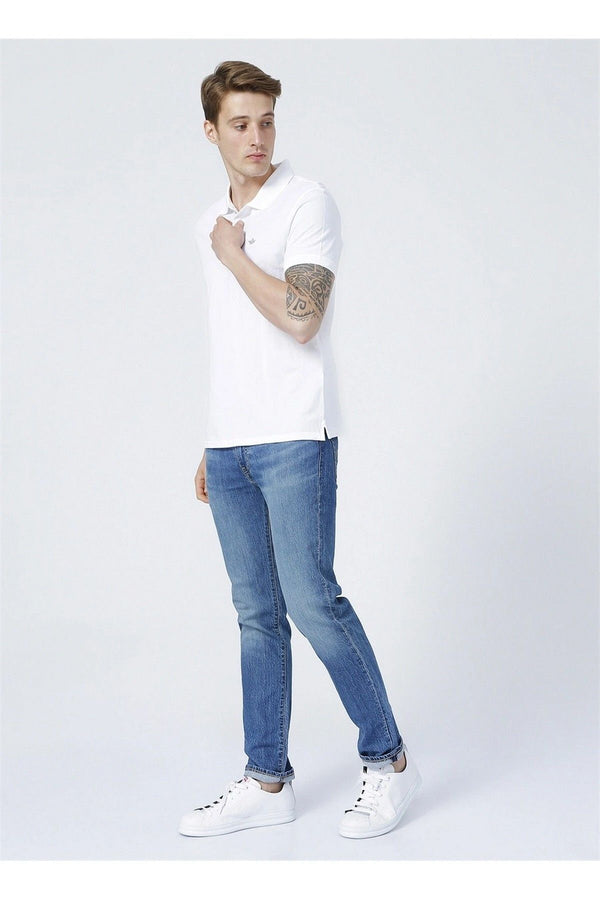 Dockers Erkek Minimalist Polo Yaka Kısa Kol T-Shirt - Günlük Kullanım