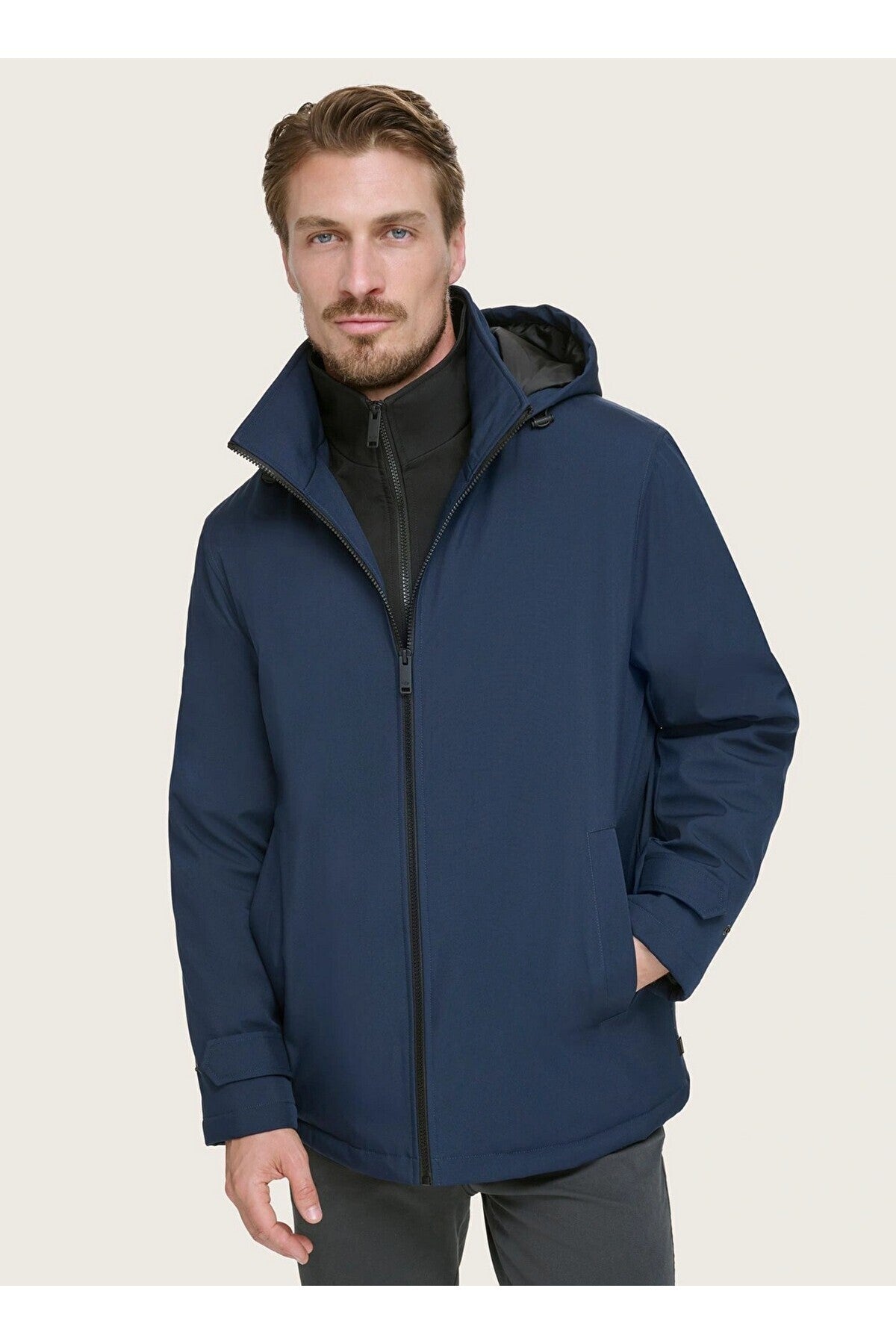 Dockers Minimalist Erkek Uzun Kol Kapüşonlu Ceket - Günlük Stil Main image