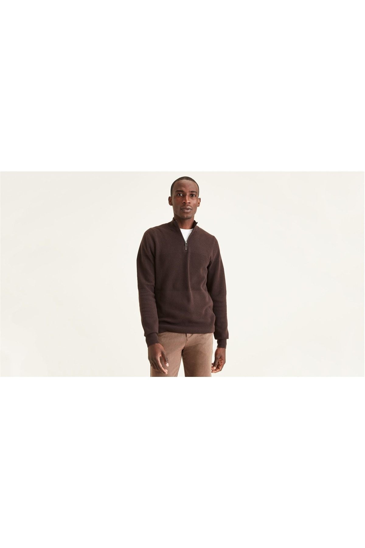 Dockers Minimalist Erkek Uzun Kol Kazak - Günlük Şıklık & Konfor Main image