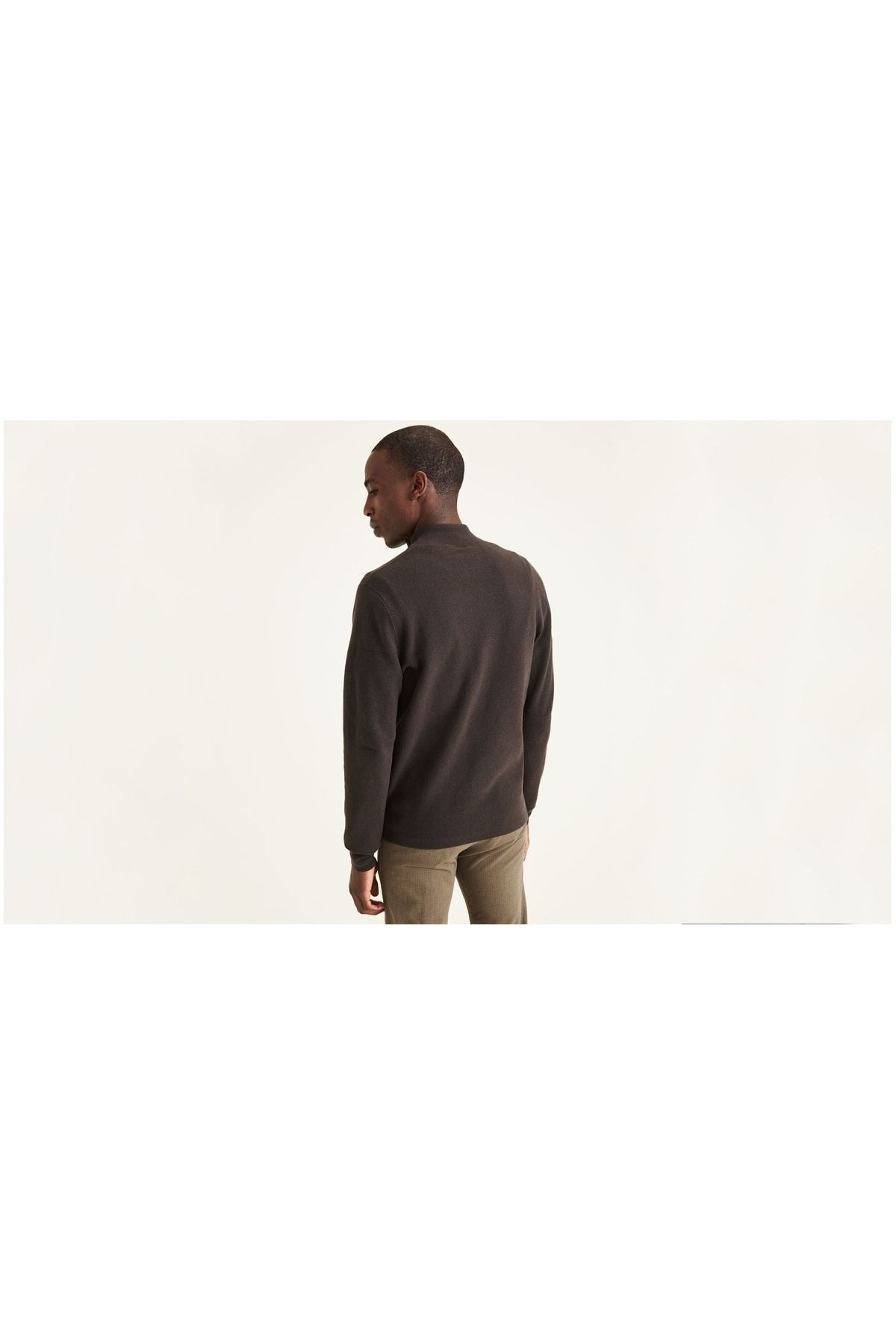 Dockers Minimalist Erkek Uzun Kol Kazak - Günlük Şıklık & Konfor Secondary image