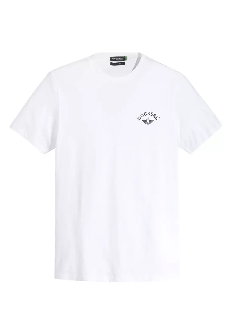 Dockers Minimalist Kısa Kol Erkek T-Shirt - Yuvarlak Yaka, Günlük
