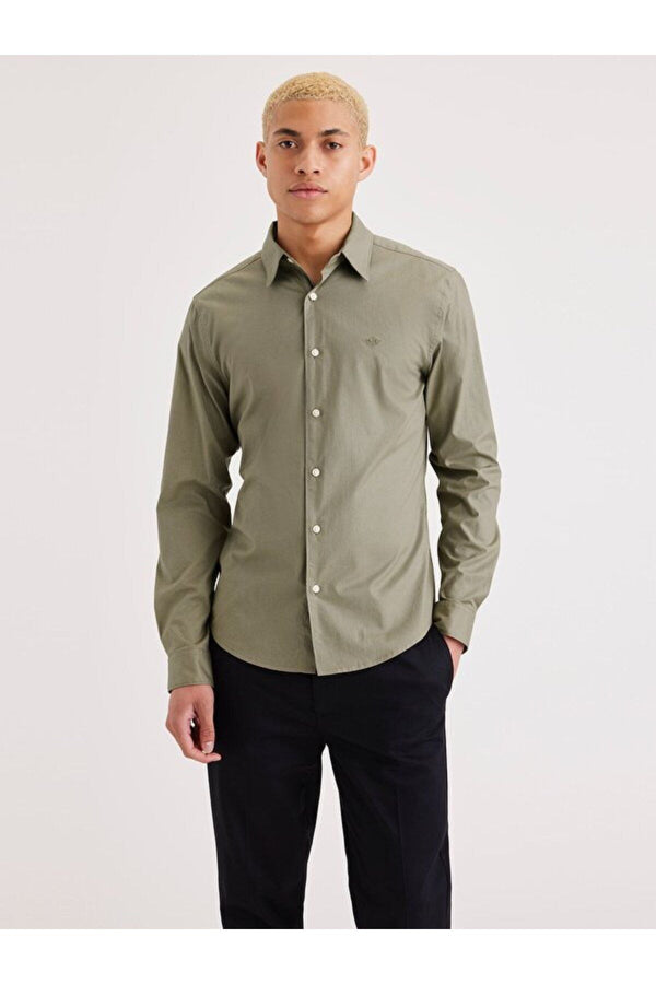 Dockers Minimalist Uzun Kol Erkek Gömleği - Günlük & İş