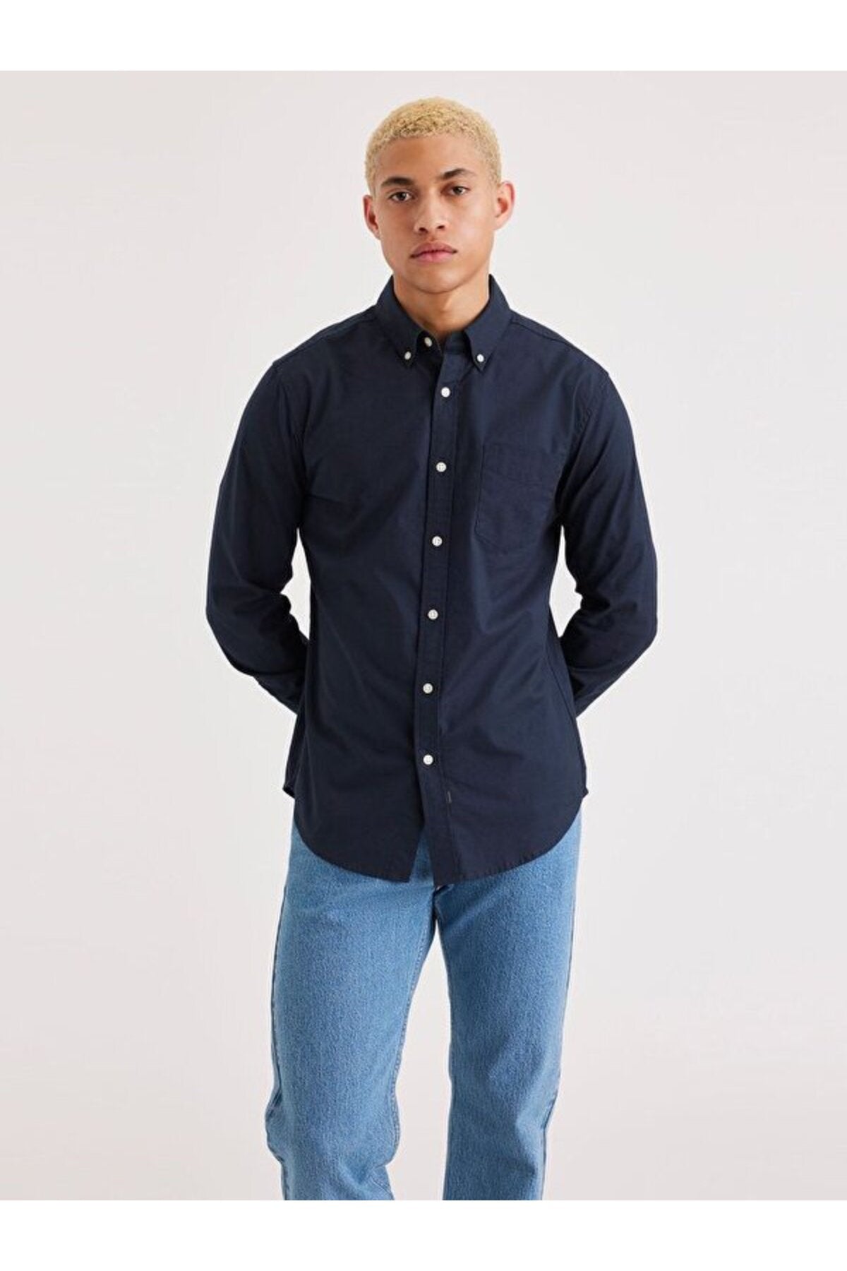 Dockers Minimalist Uzun Kol Erkek Gömleği - Günlük Şıklık Main image