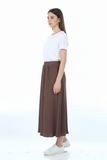 Textured midi skirt Scl